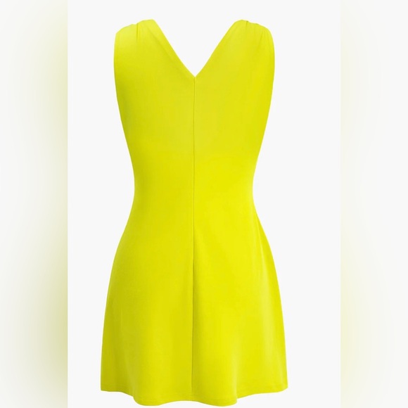 Micas Yellow Mini Dress - Size Large NWT - Picture 2 of 4
